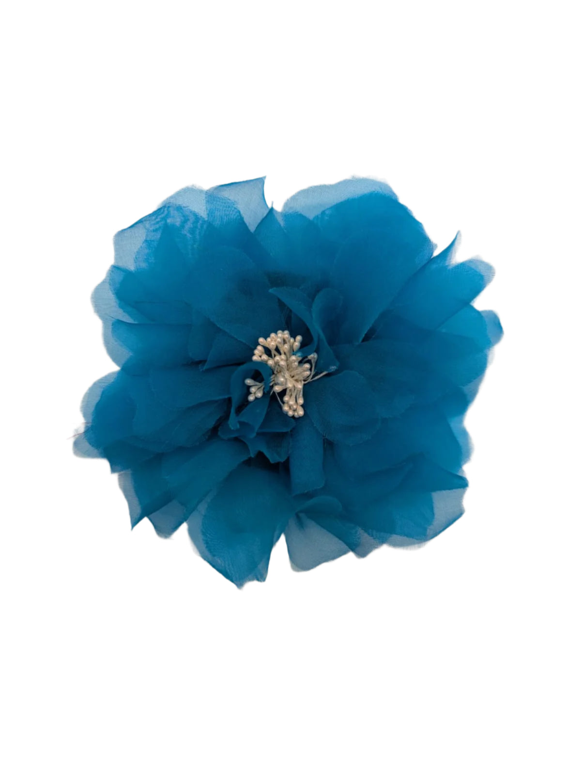 Broochella Poochella pet dog flower collar  accessory handmade luxury designer blue brooch