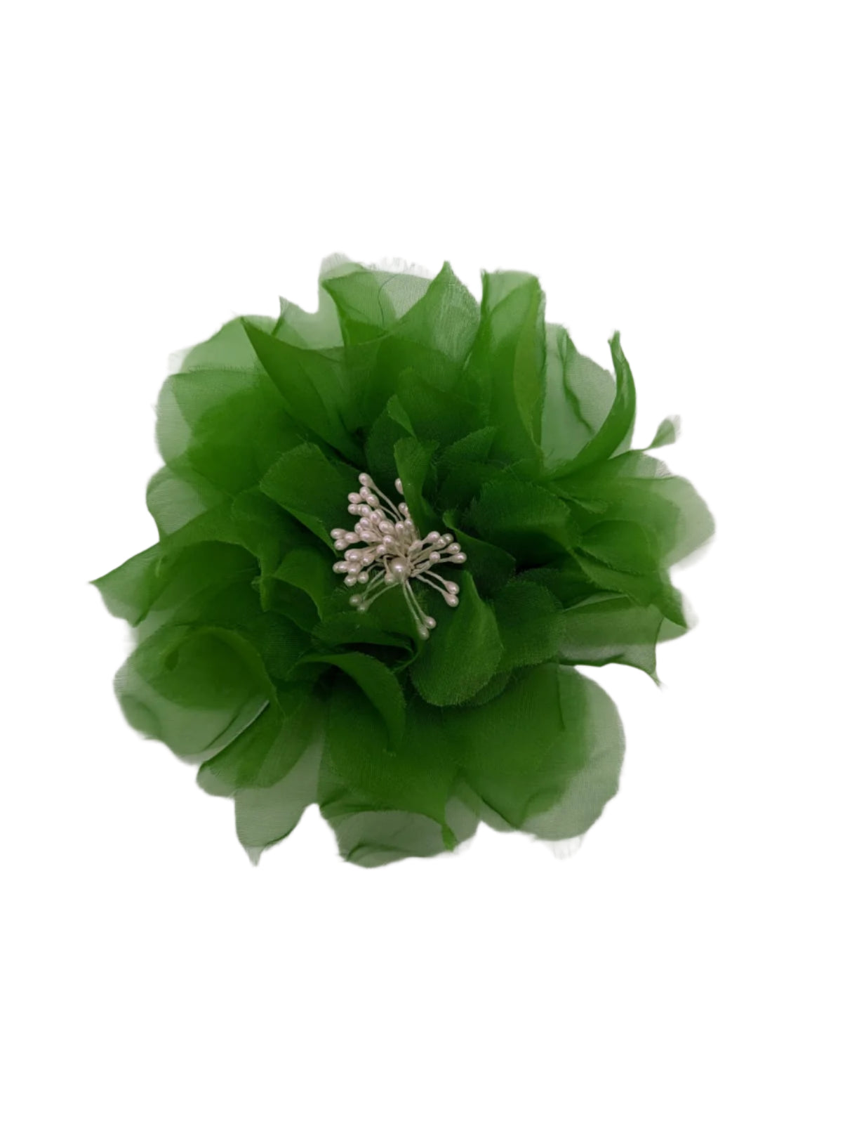 Broochella Poochella pet dog flower collar  accessory handmade luxury designer green brooch