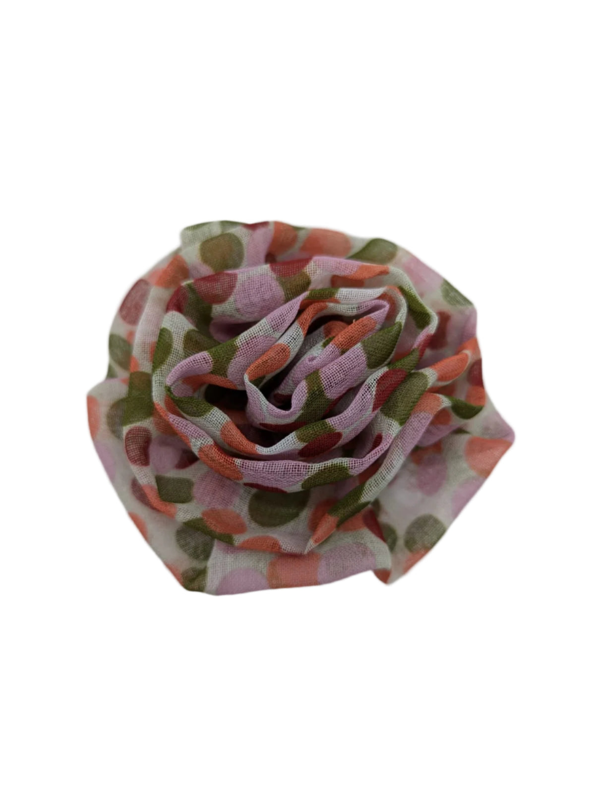 Broochella Brassica  Poochella Dog Pet flower brooch accessory handmade designer luxury polka dot spots green pink collar