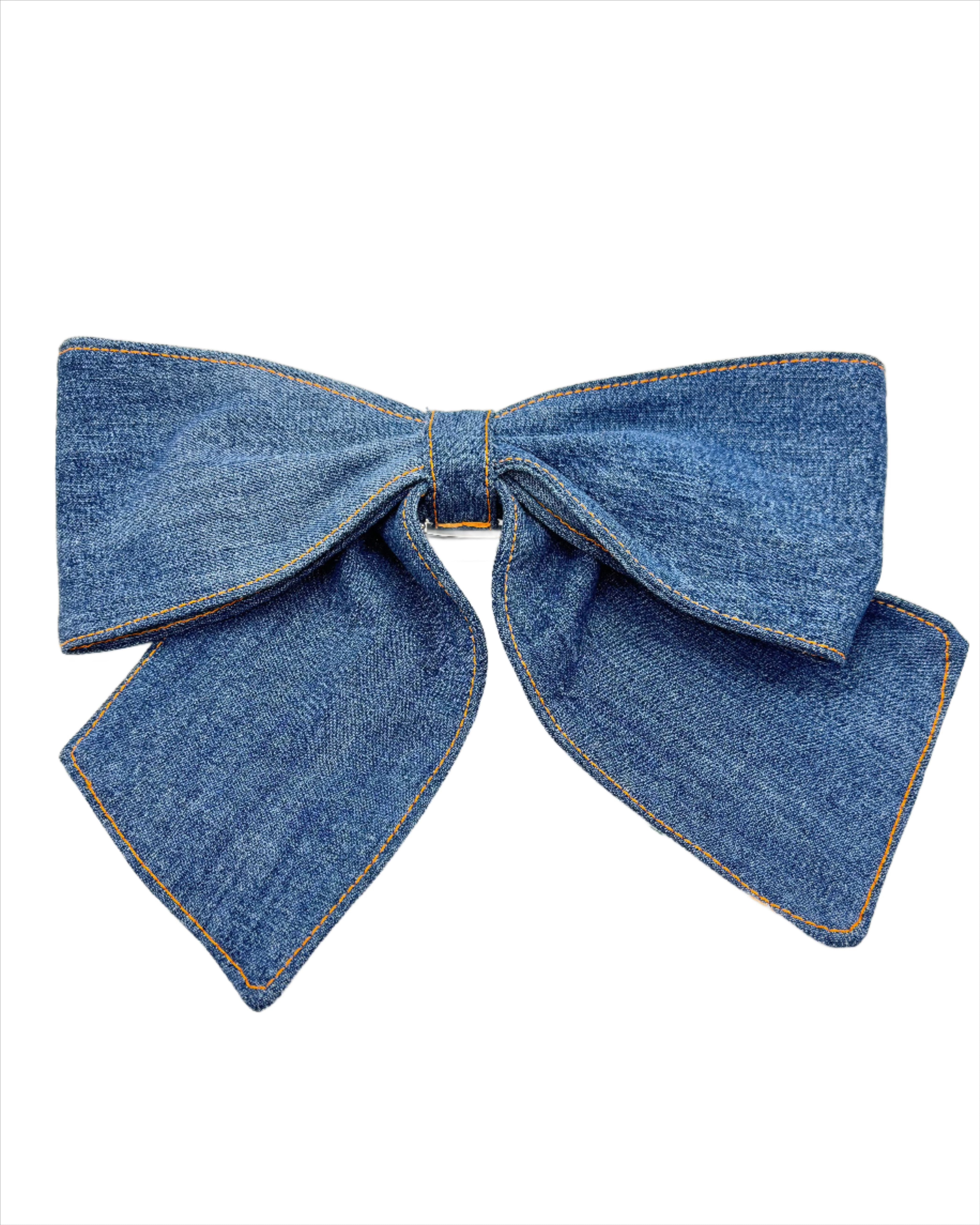 Denim Bows - Large