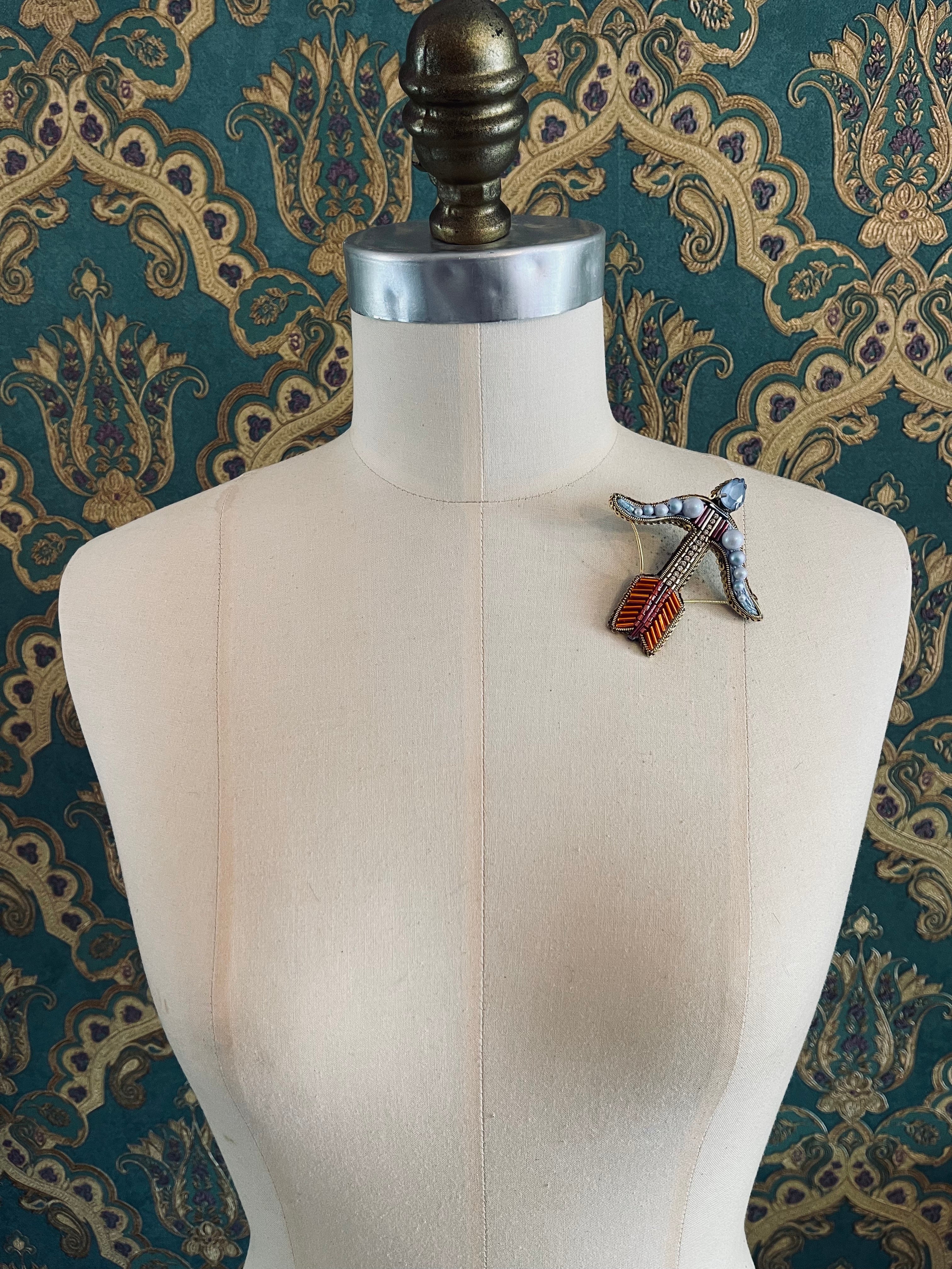 Sagittarius Zodiac Brooch Pin