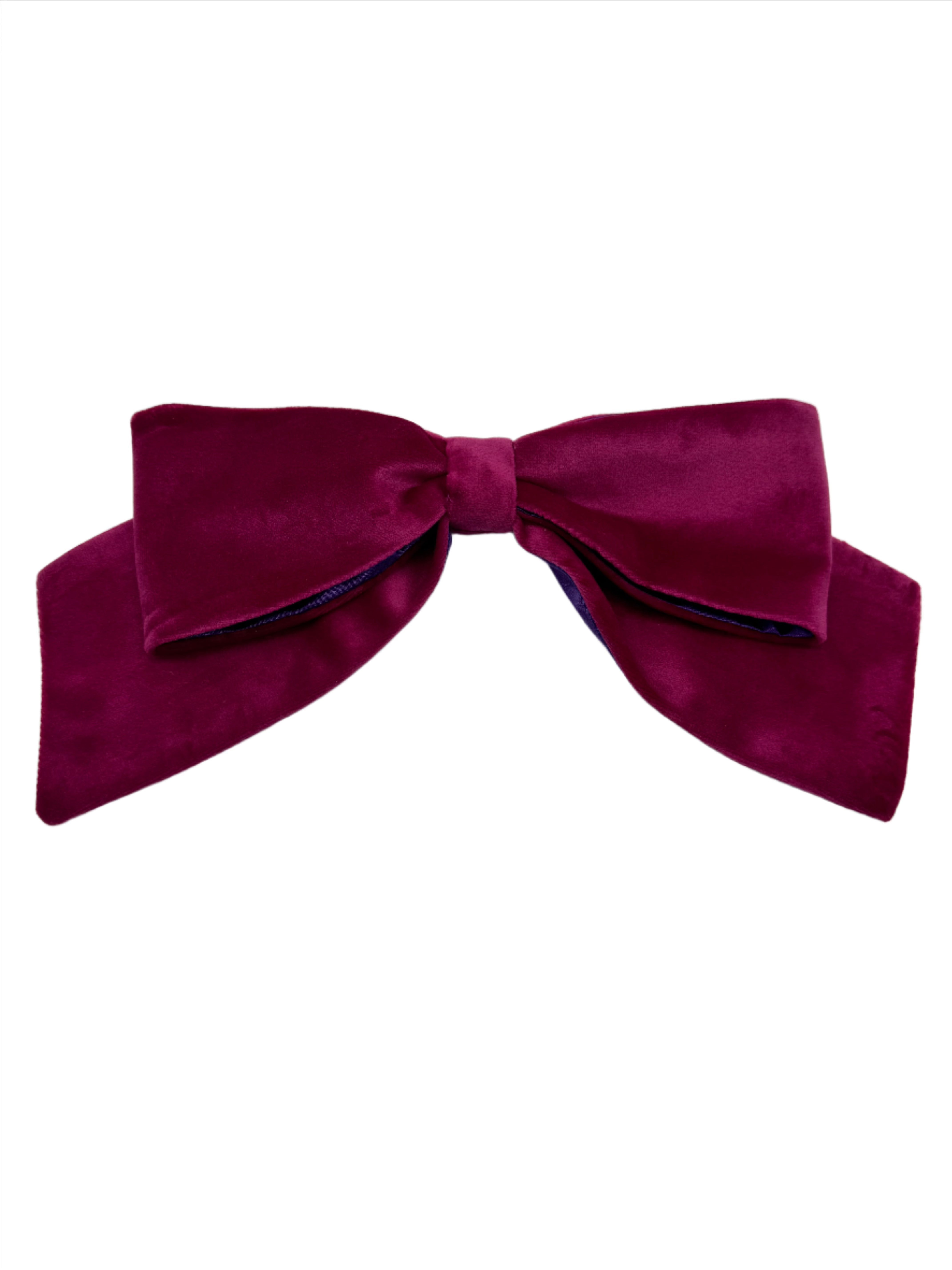 Velvet Bows - Magenta/Purple