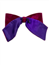 Load image into Gallery viewer, Velvet Bows - Magenta/Purple
