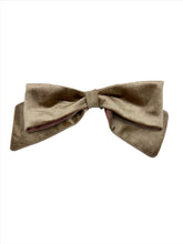 Load image into Gallery viewer, Velvet Bows - Champagne/Pink
