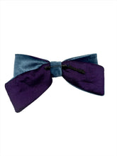 Load image into Gallery viewer, Velvet Bows - Blue/Purple
