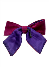 Load image into Gallery viewer, Velvet Bows - Magenta/Purple
