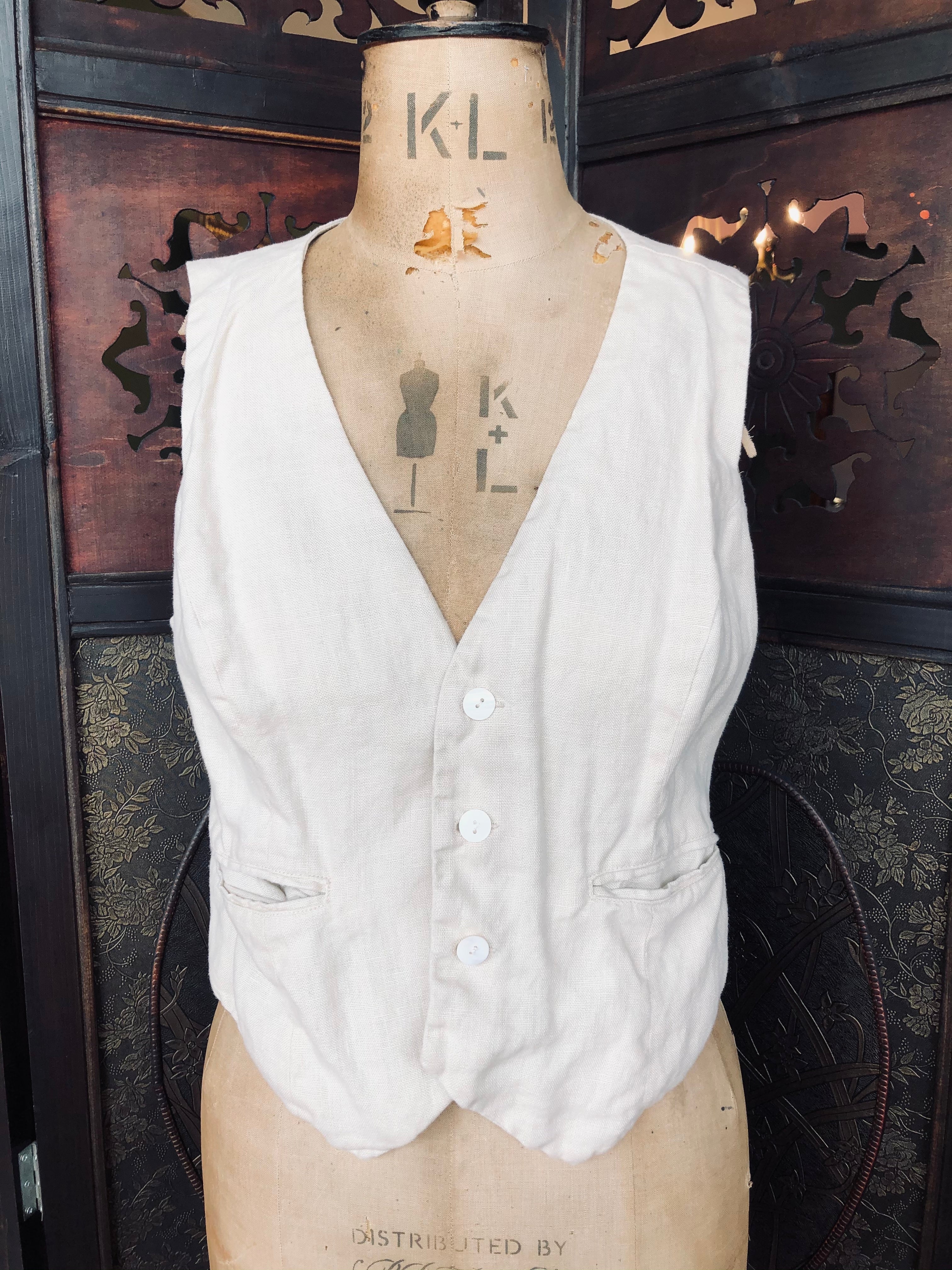 Flannel limited edition waistcoat- Size 2 