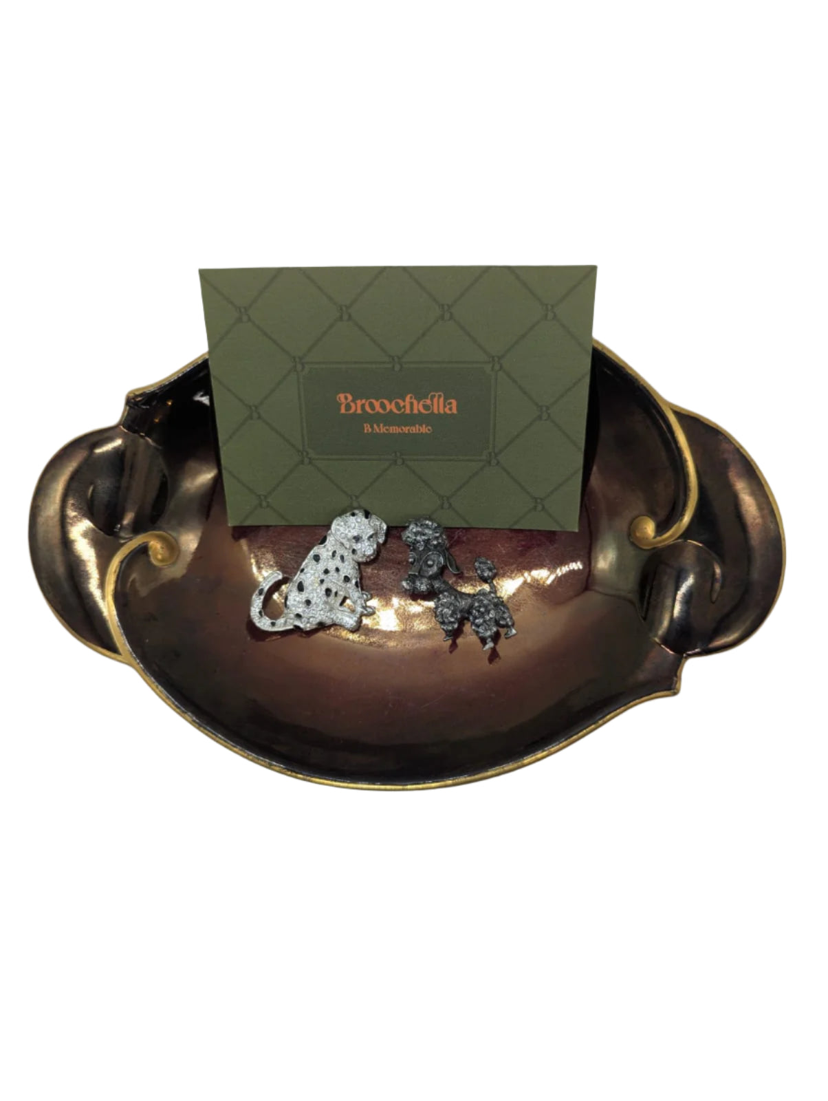 Broochella collector’s canines dog vintage brooch pin pair men’s women’s 