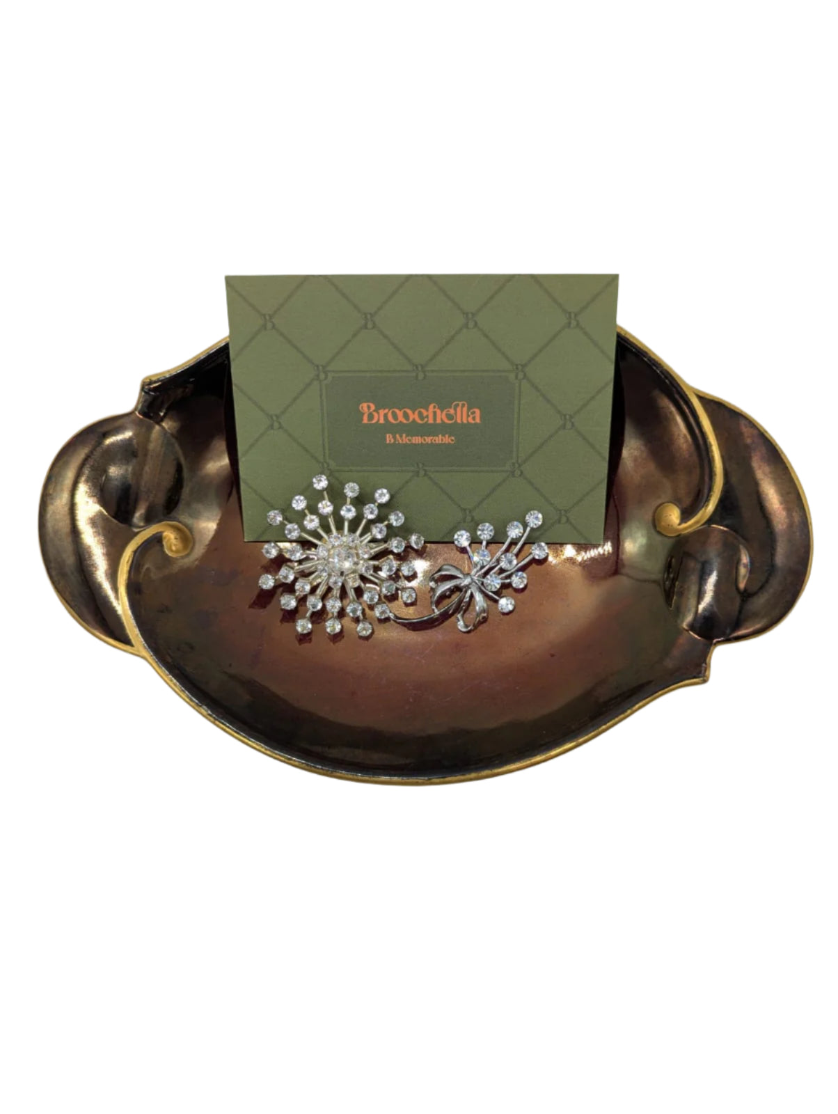 Stardust Bloom Vintage Brooch Pin Duo
