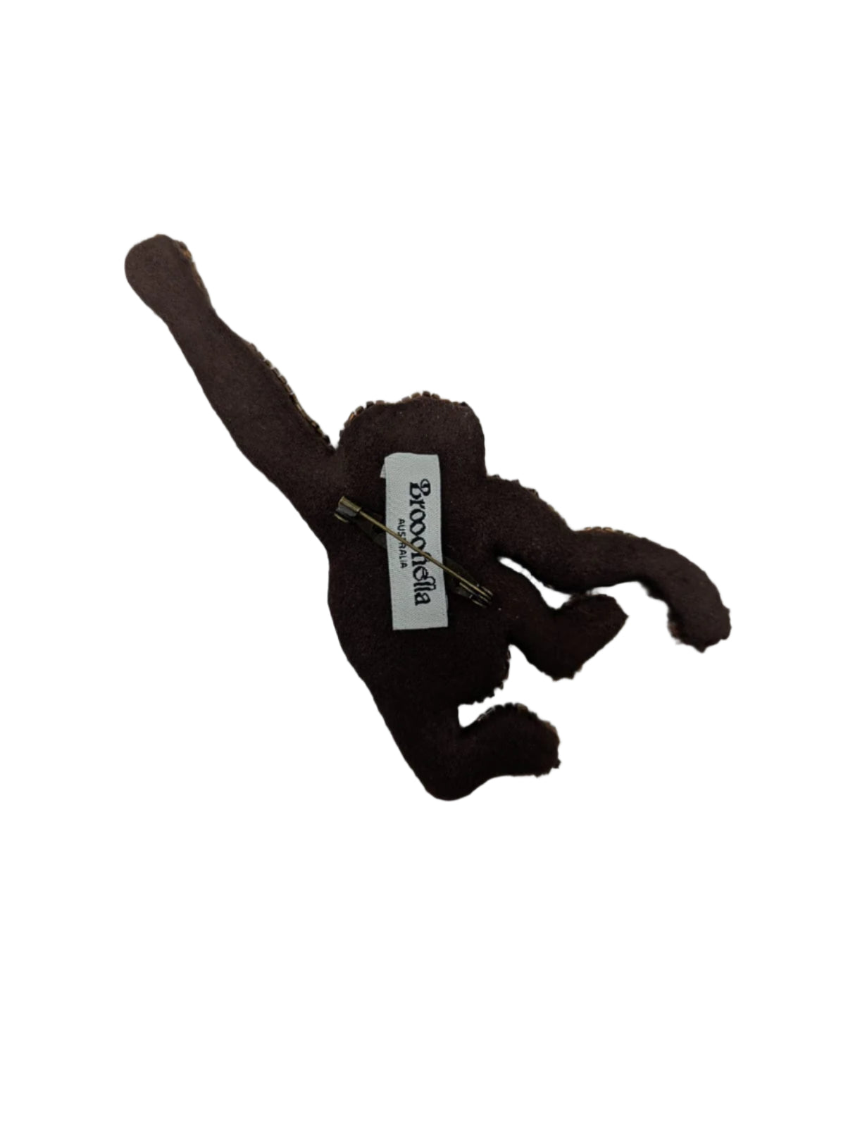 Broochella Men's Tropicana monkey brooch pin hand beaded handmade designer luxury