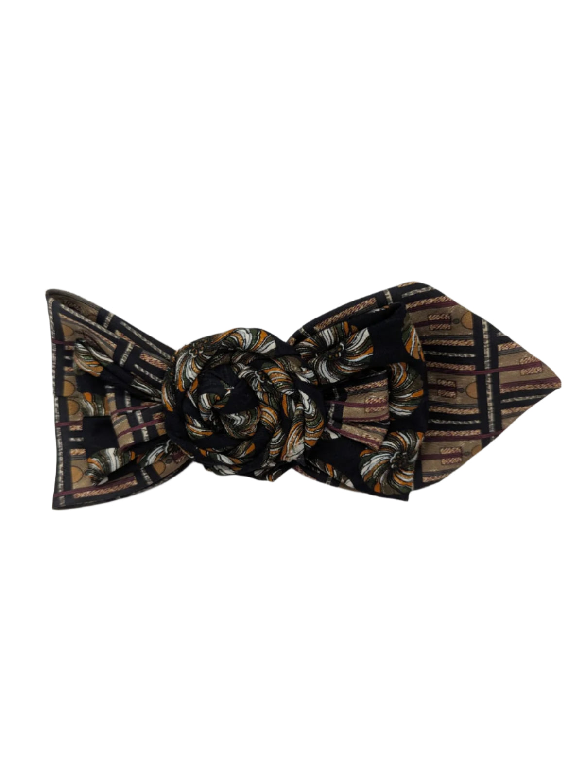 Broochella Bolivar cravatte tie brooch pin handmade up-cycled vintage designer luxury women’s men’s