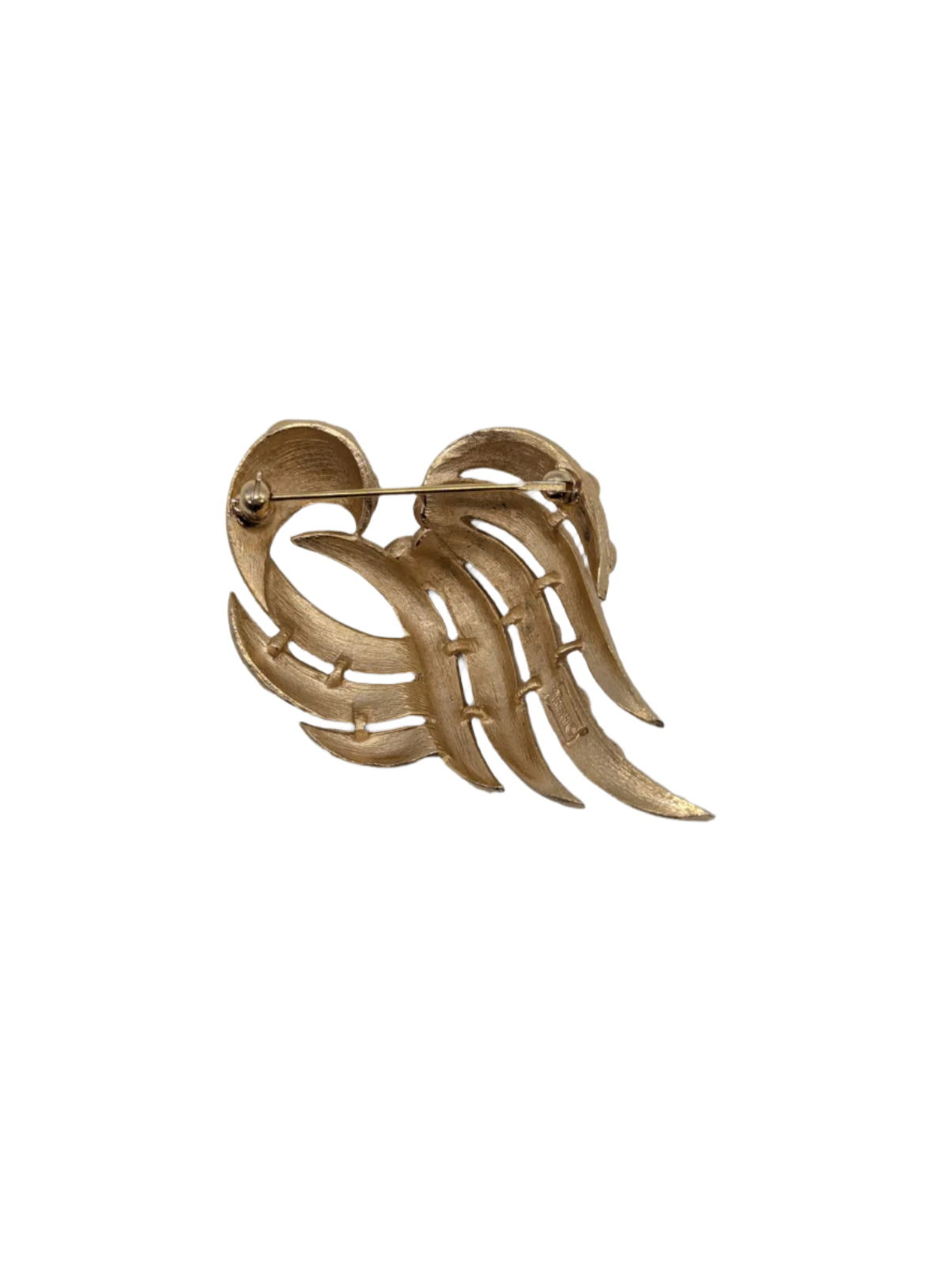 Broochella Ali di Luci Trifari gold tone men’s women’s vintage brooch pin