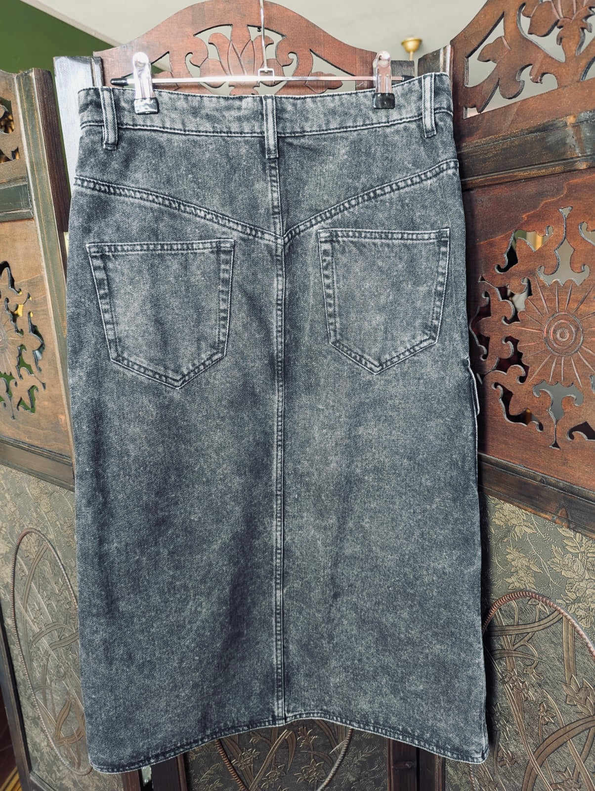 Isabel Marant Denim Midi Skirt- 36