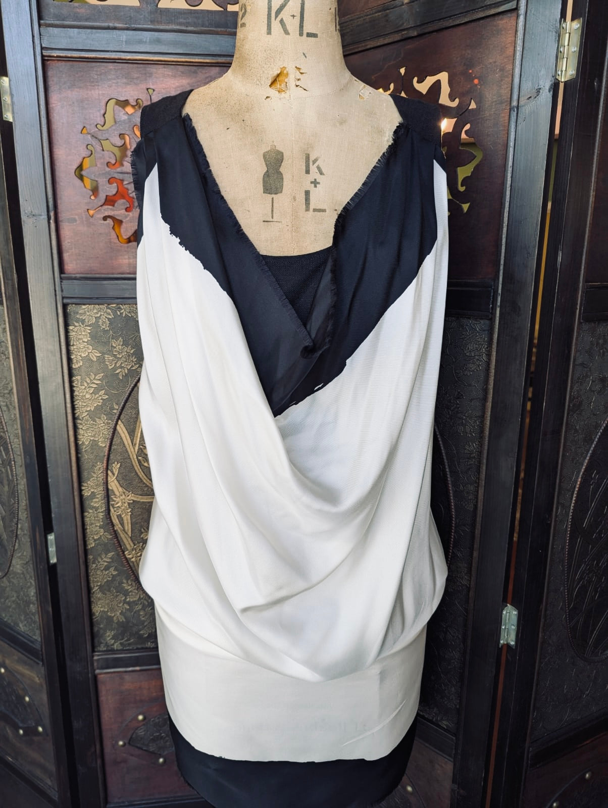 Max Mara Bib Top Silk  – Size 38