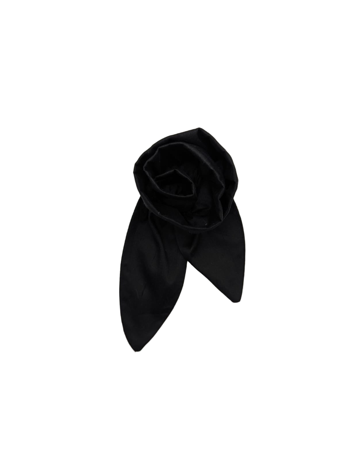 Broochella Petalo flower brooch silk handmade men's women's luxury designer small black