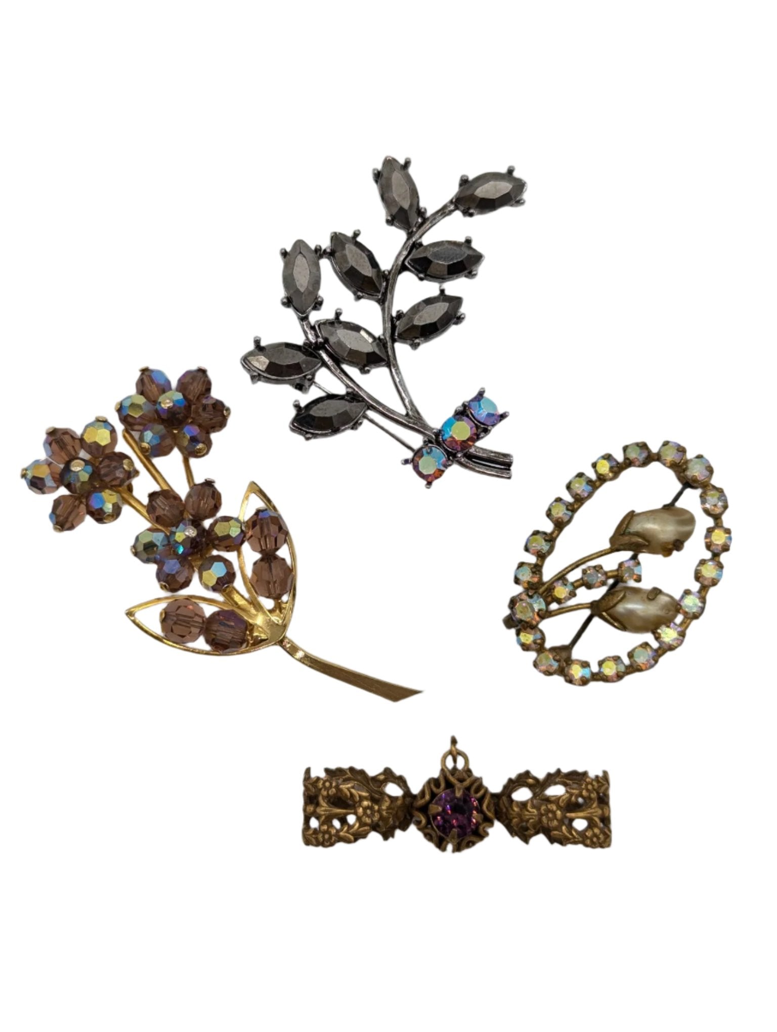 The Verdi Vintage Brooch Set