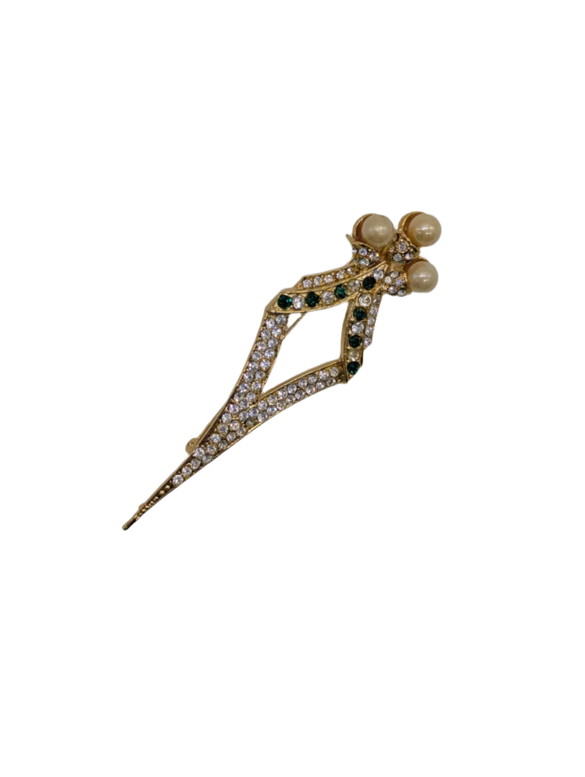 The Men’s Vintage Emerald Sting Jewel Brooch