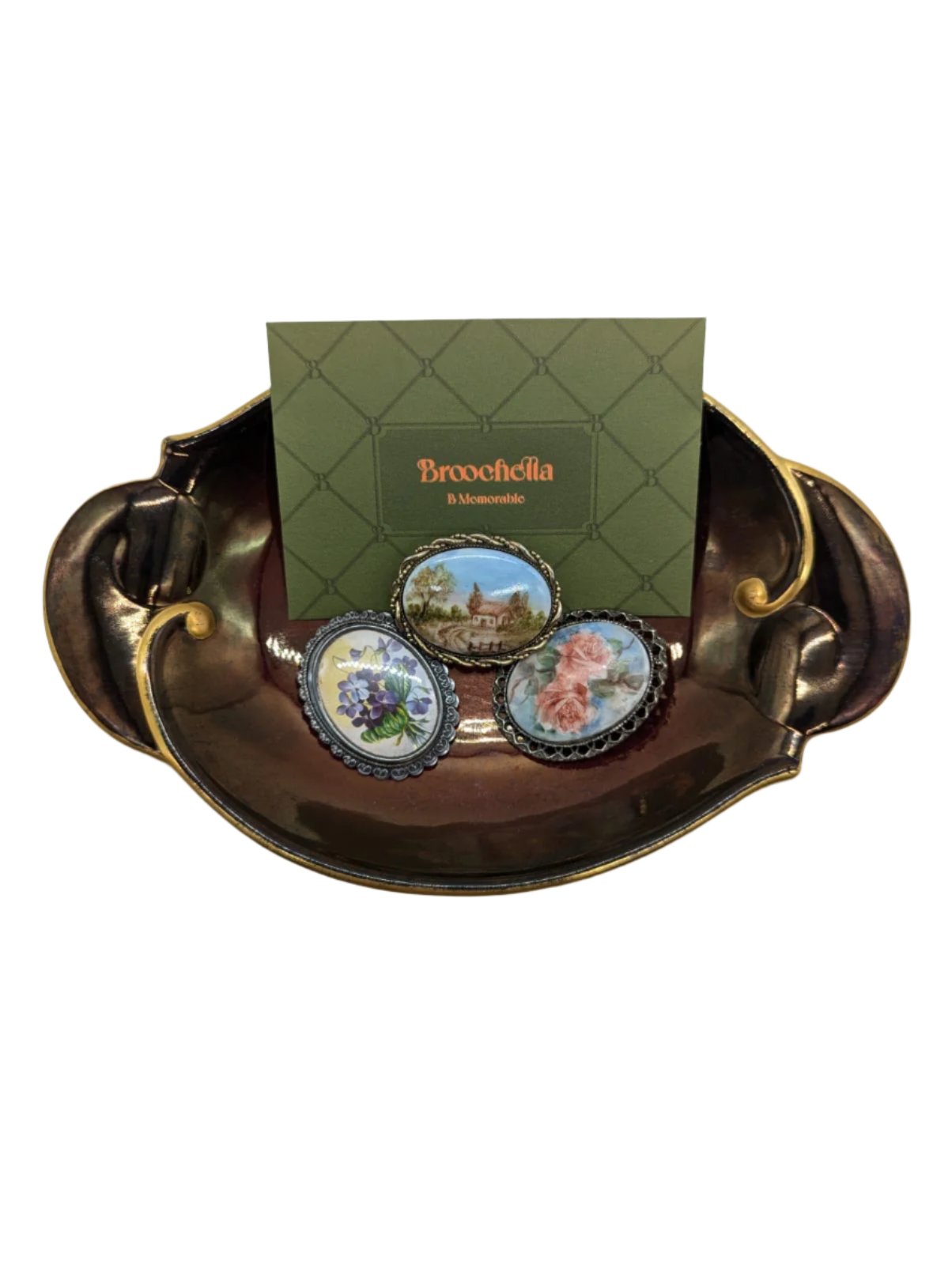 Heritage Cameo Vintage Brooch Set | A Timeless Trio