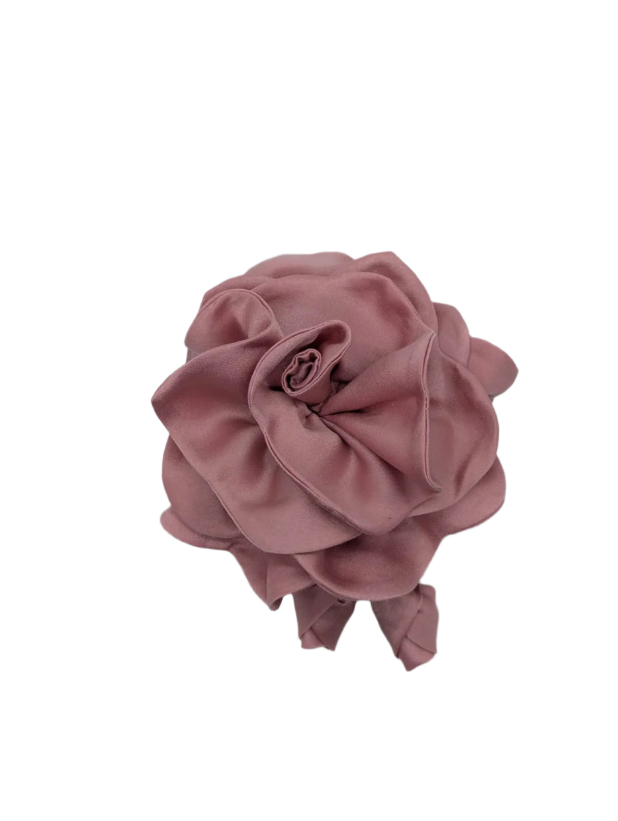 Broochella Men’s Rosetta flower brooch pin silk satin handmade luxury designer pink