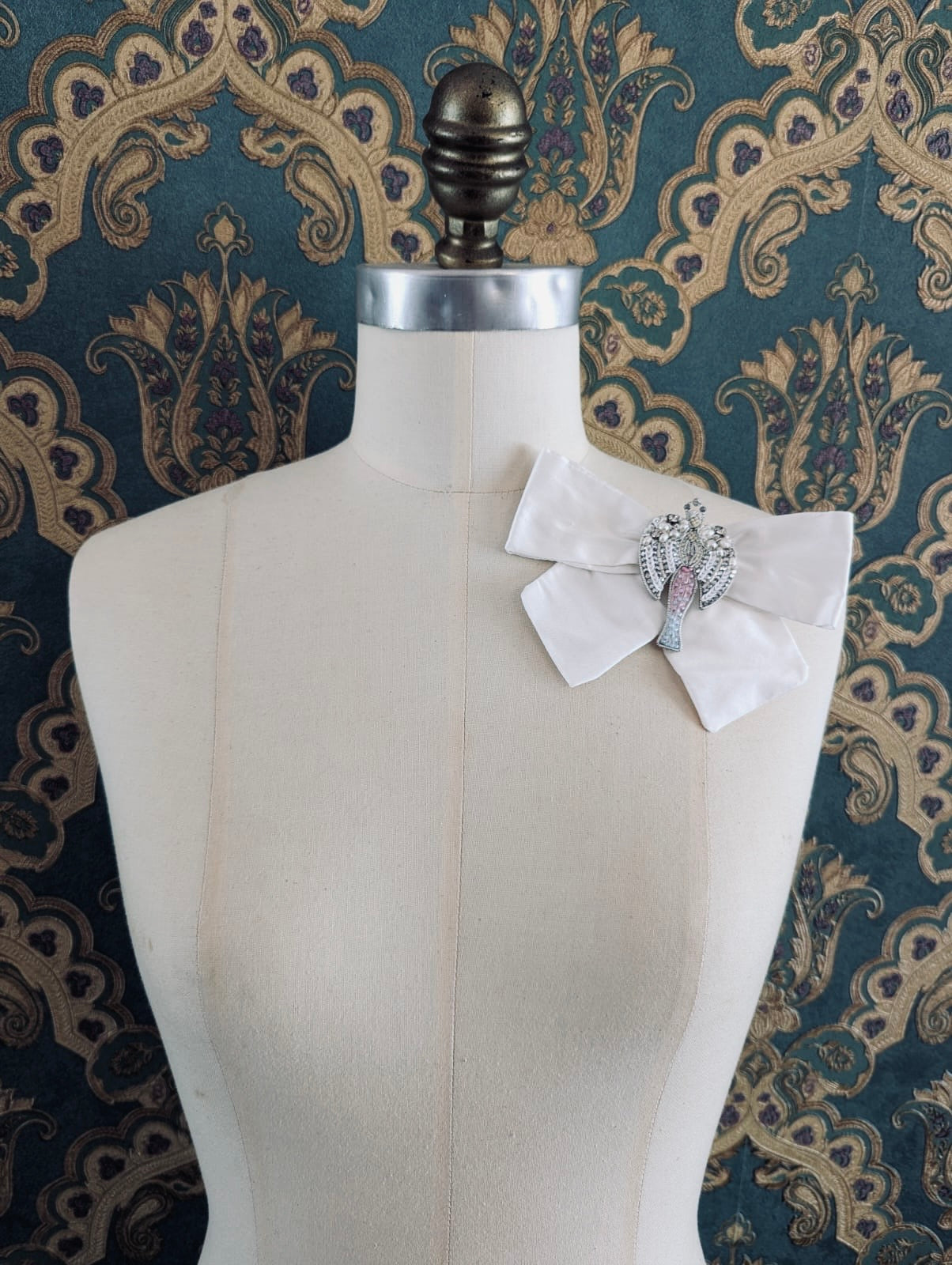 The Celestial Angel Bow Brooch