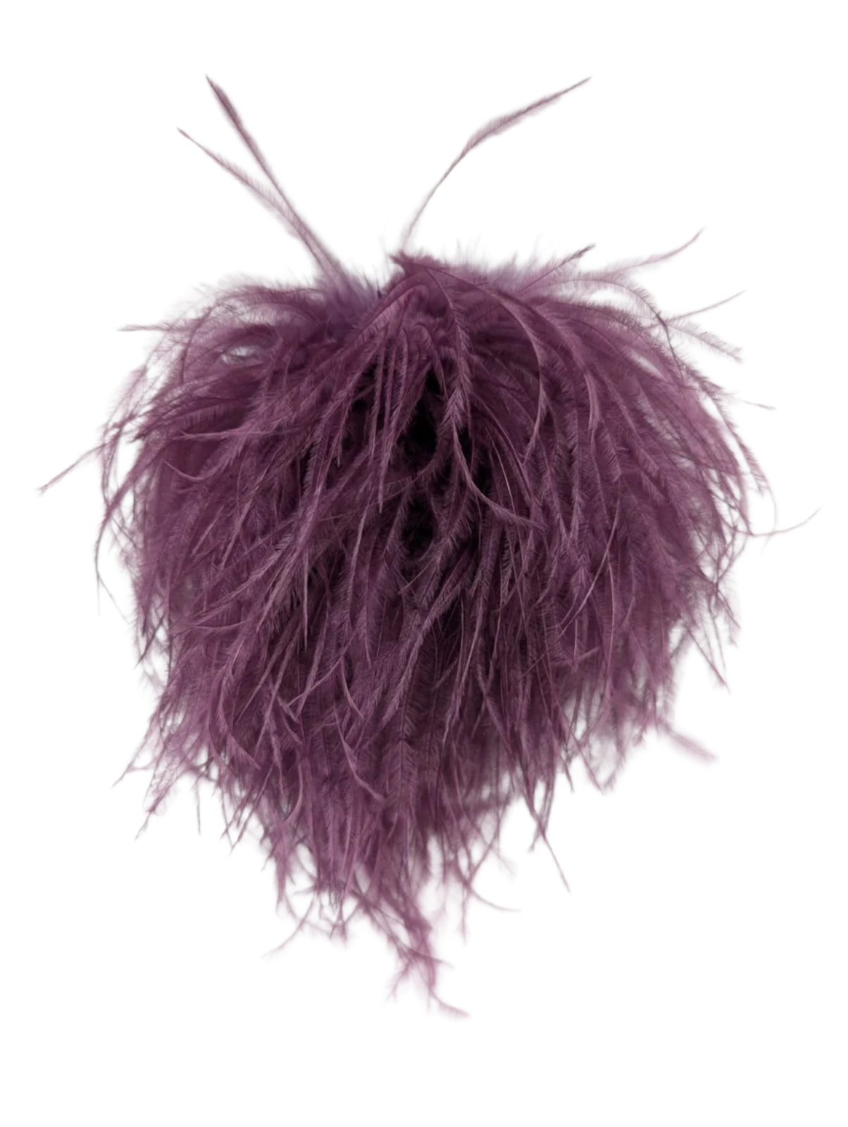 Broochella Le Pouffe feather brooch pin handmade men’s women’s designer luxury magenta 