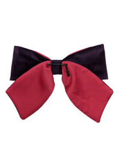 Load image into Gallery viewer, Velvet Bows - Purple/Fuchsia
