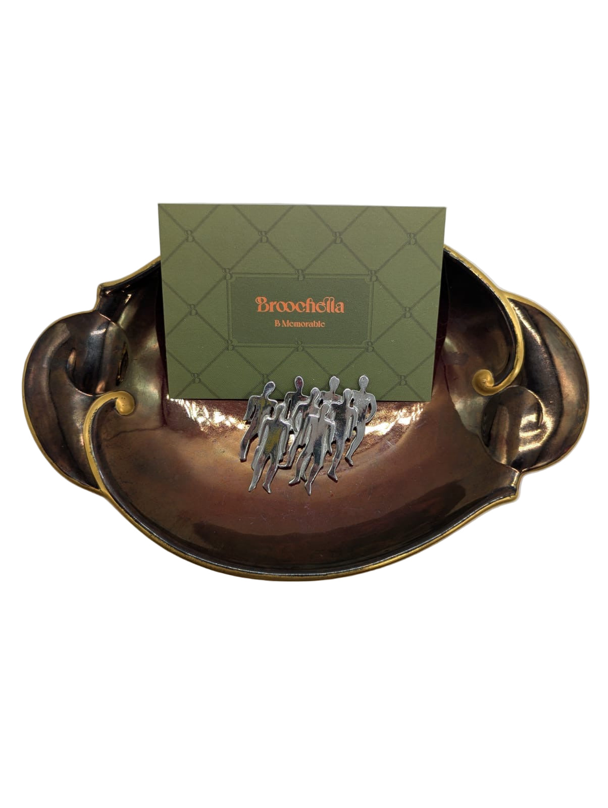 Collective Silhouettes Vintage Brooch Pin