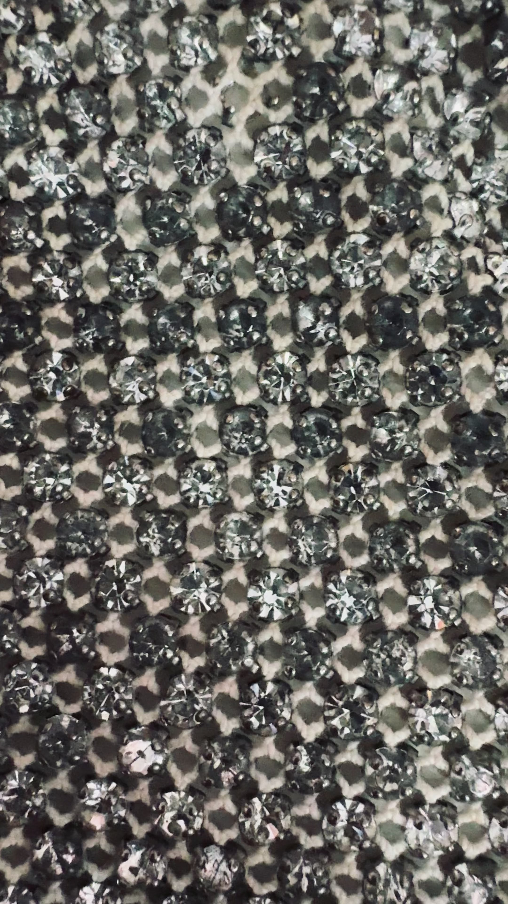 Maison Broche Flapper purse silver rhinestone brooch pin upcycled luxury designer men's women's 