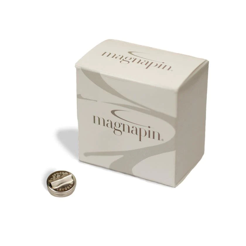 Broochella brooch magnet magnapin silver tone metal