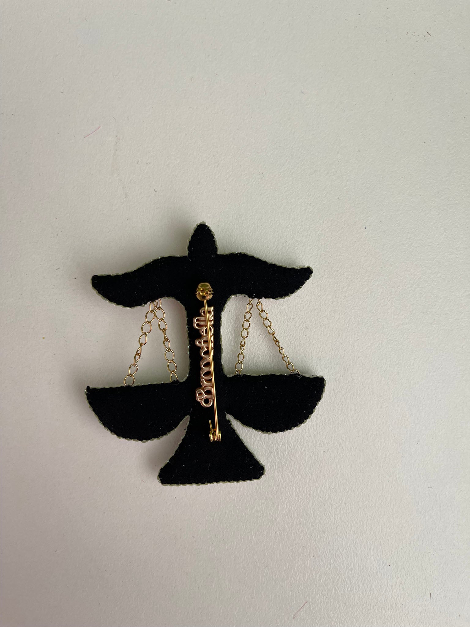 Bilancia Zodiac Brooch